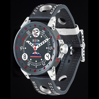 Luxury BRM V6-44 Hybrid Pikes Peak Steel and Black PVD Steel Watch replica